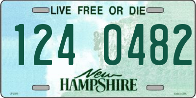 NH license plate 1240482