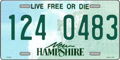NH license plate 1240483
