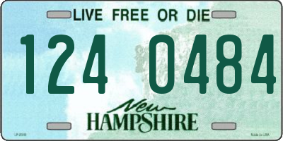 NH license plate 1240484
