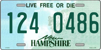NH license plate 1240486