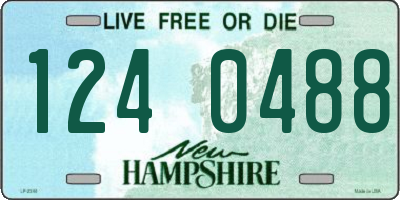 NH license plate 1240488