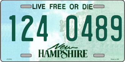 NH license plate 1240489