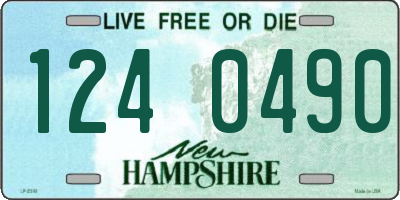 NH license plate 1240490
