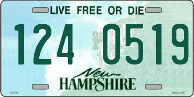 NH license plate 1240519