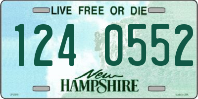NH license plate 1240552