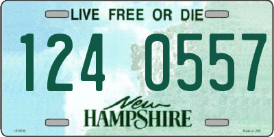 NH license plate 1240557