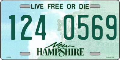 NH license plate 1240569