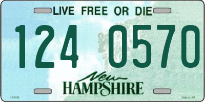NH license plate 1240570