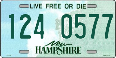 NH license plate 1240577