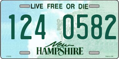 NH license plate 1240582