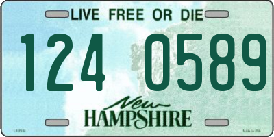 NH license plate 1240589