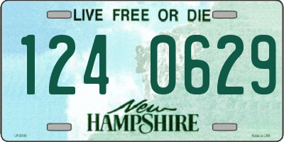 NH license plate 1240629
