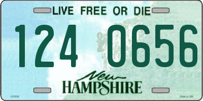 NH license plate 1240656