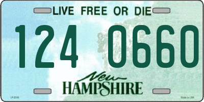 NH license plate 1240660