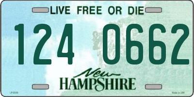 NH license plate 1240662