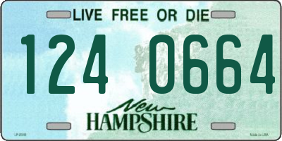 NH license plate 1240664
