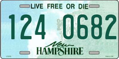 NH license plate 1240682