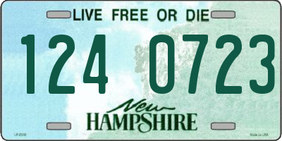 NH license plate 1240723