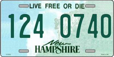 NH license plate 1240740