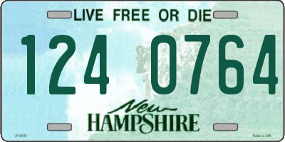 NH license plate 1240764