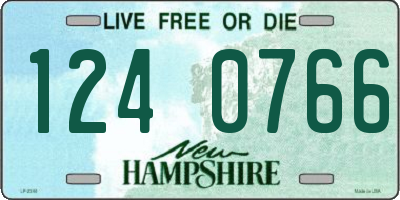 NH license plate 1240766