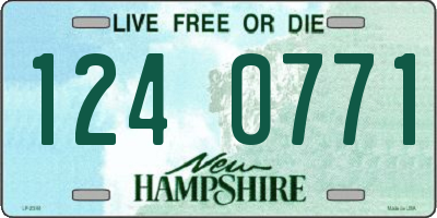 NH license plate 1240771
