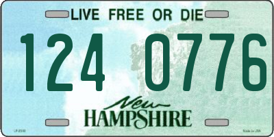 NH license plate 1240776