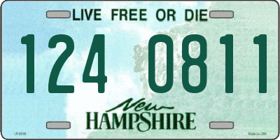 NH license plate 1240811