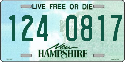 NH license plate 1240817