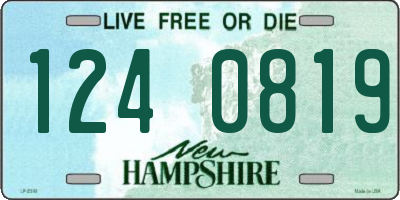 NH license plate 1240819