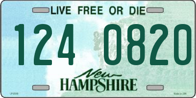 NH license plate 1240820