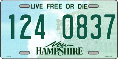 NH license plate 1240837