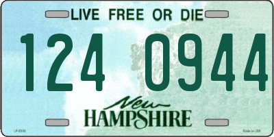 NH license plate 1240944