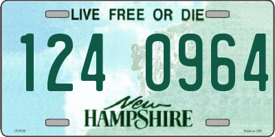 NH license plate 1240964
