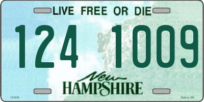 NH license plate 1241009