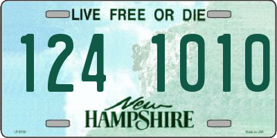 NH license plate 1241010