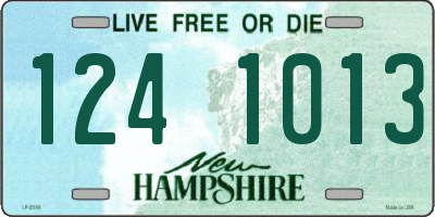 NH license plate 1241013
