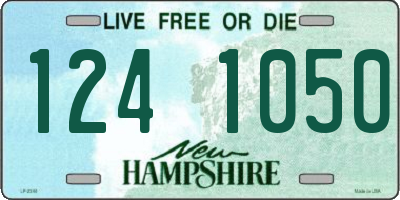 NH license plate 1241050