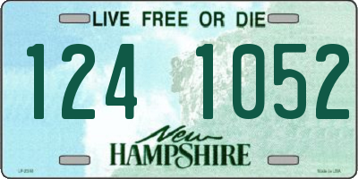 NH license plate 1241052