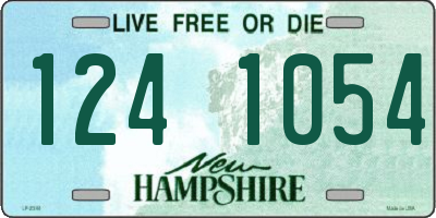 NH license plate 1241054