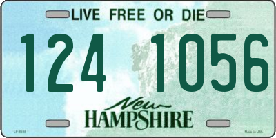 NH license plate 1241056