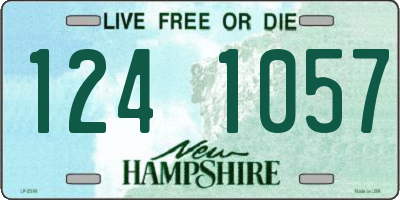 NH license plate 1241057