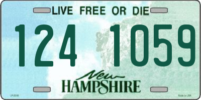 NH license plate 1241059