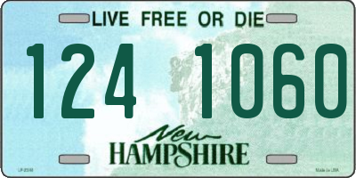 NH license plate 1241060