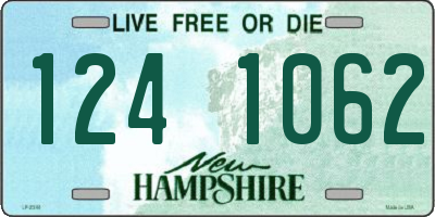 NH license plate 1241062