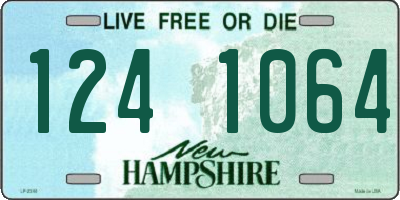 NH license plate 1241064