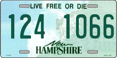 NH license plate 1241066