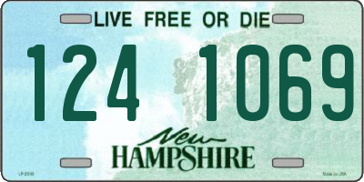NH license plate 1241069