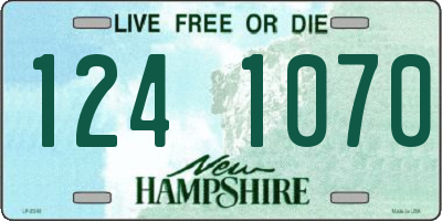 NH license plate 1241070