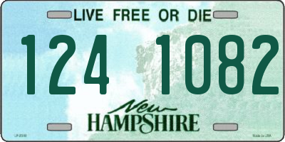 NH license plate 1241082